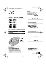 JVC GR-D93 Справочник Пользователя