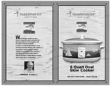 Toastmaster TSC6CB User Manual