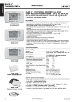 White Rodgers 1F95EZ-0671 Emerson Blue Easy Reader Thermostat Catalogue