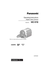 Panasonic HC-V10 Benutzerhandbuch