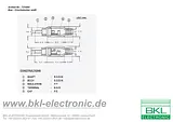 Bkl Electronic RCA connector Plug, straight Number of pins: 2 Yellow 1107013/T 1 pc(s) 1107013/T Техническая Спецификация