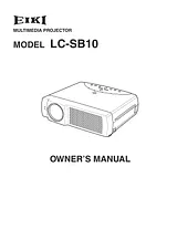 EIKI MODEL LC-SB10 Manuale Utente