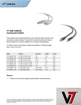 V7 V7E-USBSER-1.8M USB Cables V7E-USBSER-1.8M Prospecto