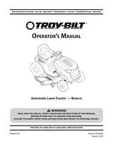 Troy-Bilt 769-09220A Справочник Пользователя