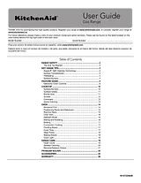 KitchenAid 30-Inch 5-Burner Gas Slide-In Convection Range Use & Care Manual