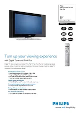 Philips widescreen flat TV 50PF7521D 50PF7521D/10 Manual De Usuario
