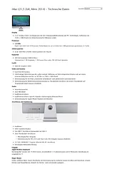Apple 21.5" ME087D/A-013067 Data Sheet