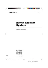 Sony HT-SL40 Справочник Пользователя