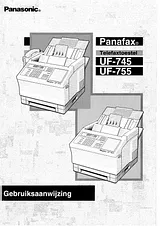 Panasonic uf-745 Manuel D'Instructions