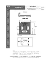 Sony PFM-42B1 Инструкция