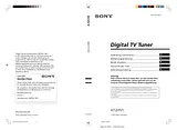 Sony XT-DTV1 ユーザーズマニュアル