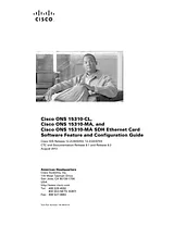 Cisco Systems Cisco ONS 15310-MA 사용자 설명서