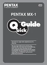 Pentax MX-1 Guide D’Installation Rapide