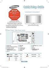 Samsung ln-46a950 Quick Setup Guide