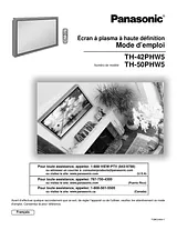 Panasonic th-50phw5uz Operating Guide