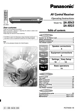 Panasonic SA-XR45 User Manual