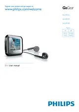 Philips SA2SPK08SN/02 Manual Do Utilizador