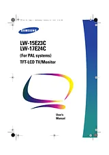 Samsung lw15e23 用户手册