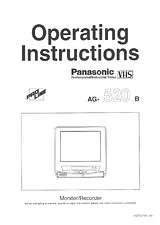 Panasonic ag-520 Betriebsanweisung