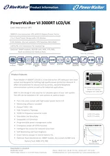 BlueWalker PowerWalker VI 3000RT LCD/UK 10120042 Листовка