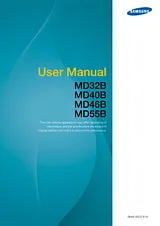 Samsung MD46B Manuel D’Utilisation