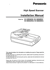 Panasonic KVS6045 Installation Guide