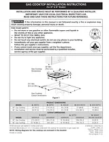 Electrolux E30GC70FSS Installation Instruction