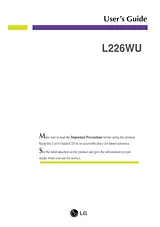 LG L226WU-PF Owner's Manual