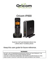 Oricom ip800 ユーザーズマニュアル