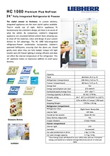 Liebherr HC10X Specification Sheet