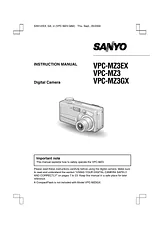 Sanyo VPC-MZ3GX Manuel D’Utilisation