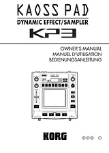 Korg Kp3 User Manual