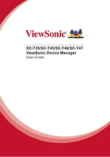 Viewsonic SC-T46 Manuel D’Utilisation