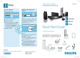 Philips HTS3566D Anleitung Für Quick Setup