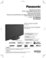 Panasonic tc-p50v10 Guia De Configuração Rápida