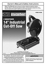 Harbor Freight Tools 14 in. 2 HP Cut_Off Saw Manual Do Produto
