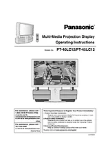 Panasonic PT 40LC12 Справочник Пользователя