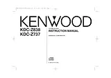 Kenwood KDC-Z838 사용자 설명서
