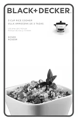 Black & Decker Rice Cooker Manuel D'Instructions