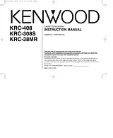 Kenwood KRC-38MR ユーザーズマニュアル