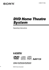 Sony dav-dz530 Manual De Usuario