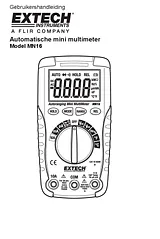 Extech MN16 Digital-Multimeter, DMM, LCD MN16A Техническая Спецификация