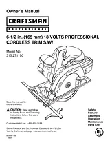 Craftsman 315.27119 用户手册
