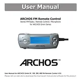 Archos FM Remote Control Инструкция