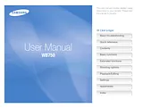 Samsung WB750 Manual De Usuario