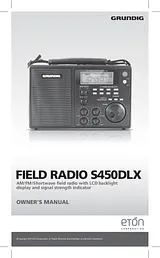 Grundig FIELD RADIO S450DLX Manual Do Utilizador