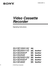 Sony SLV-SE100A1 Справочник Пользователя