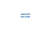 Nokia N78 ユーザーズマニュアル