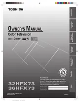 Toshiba 32hfx73 Manuale Utente
