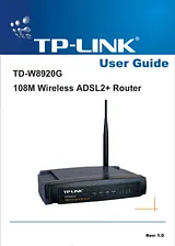 TP-LINK TD-W8920G 사용자 설명서